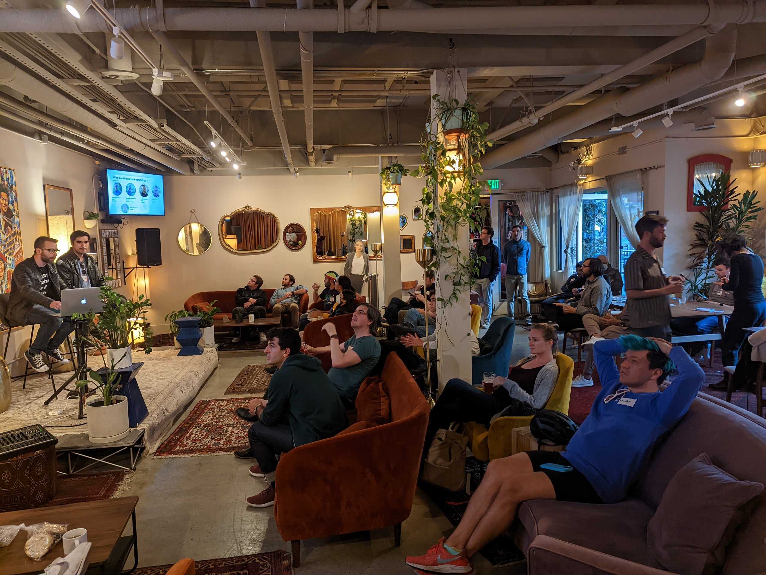 Picture of attendees at a recent meeting, dated August 2022