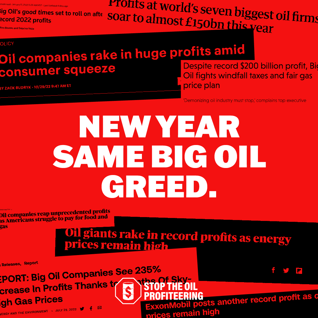 New year, same big oil greed