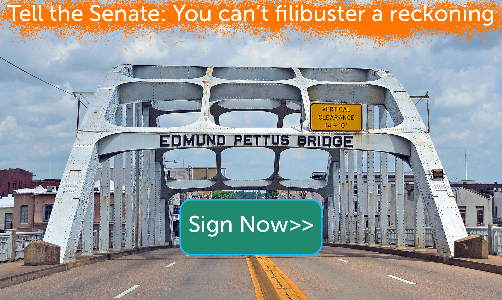 Tell the Senate you can't filibuster a reckoning