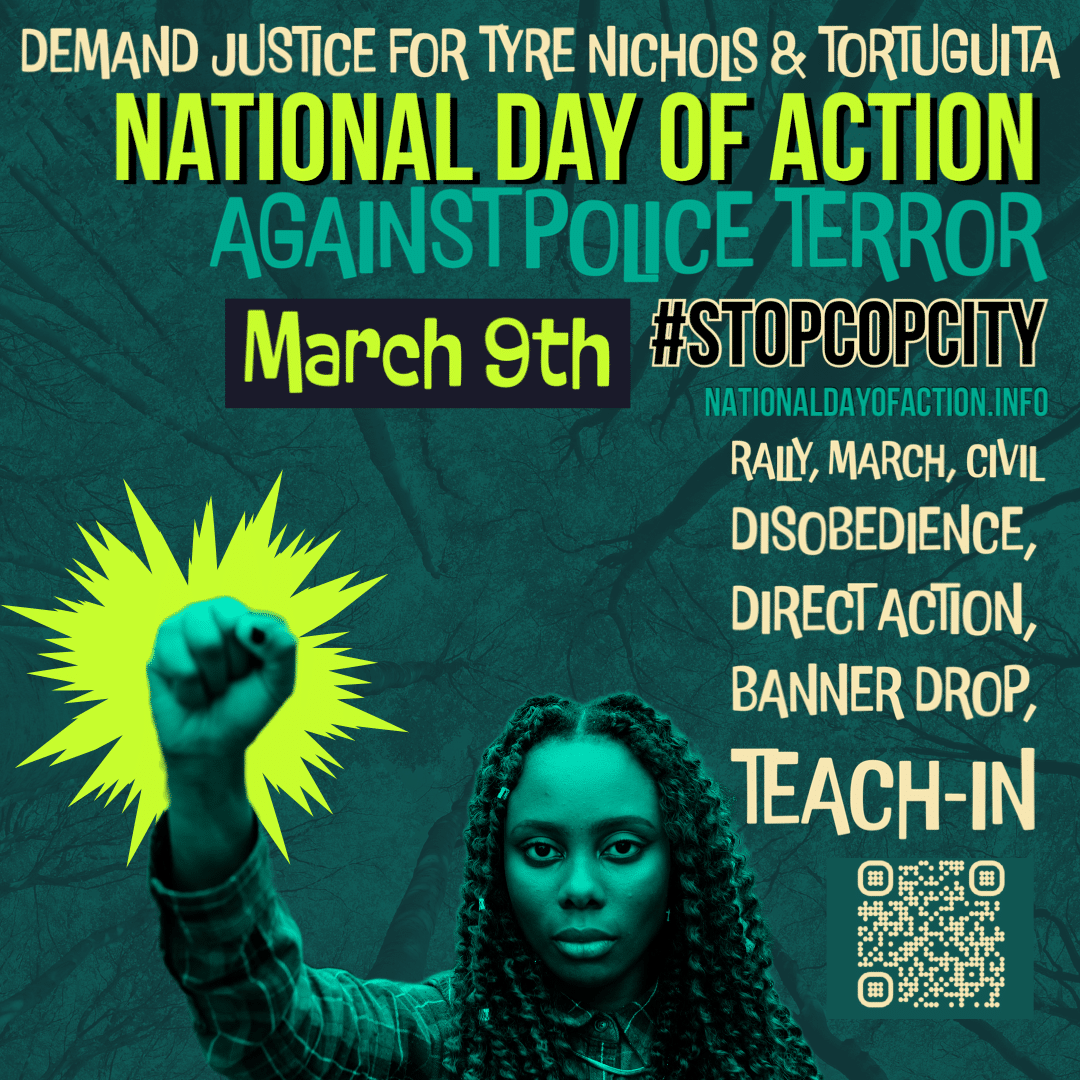 National Day of Action to Stop Cop City March 9