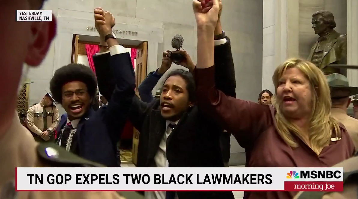 MSNBC: Tennessee GOP expels two Black lawmakers