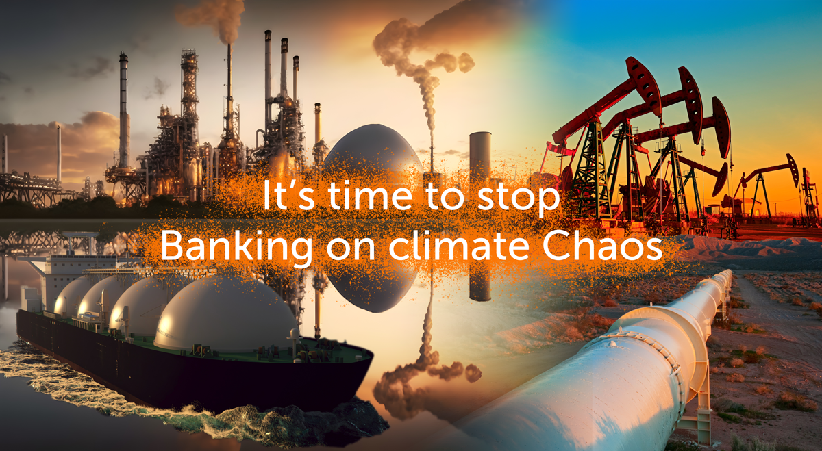 It's time to stop banking on climate chaos