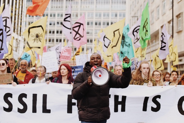 Photo showing a march