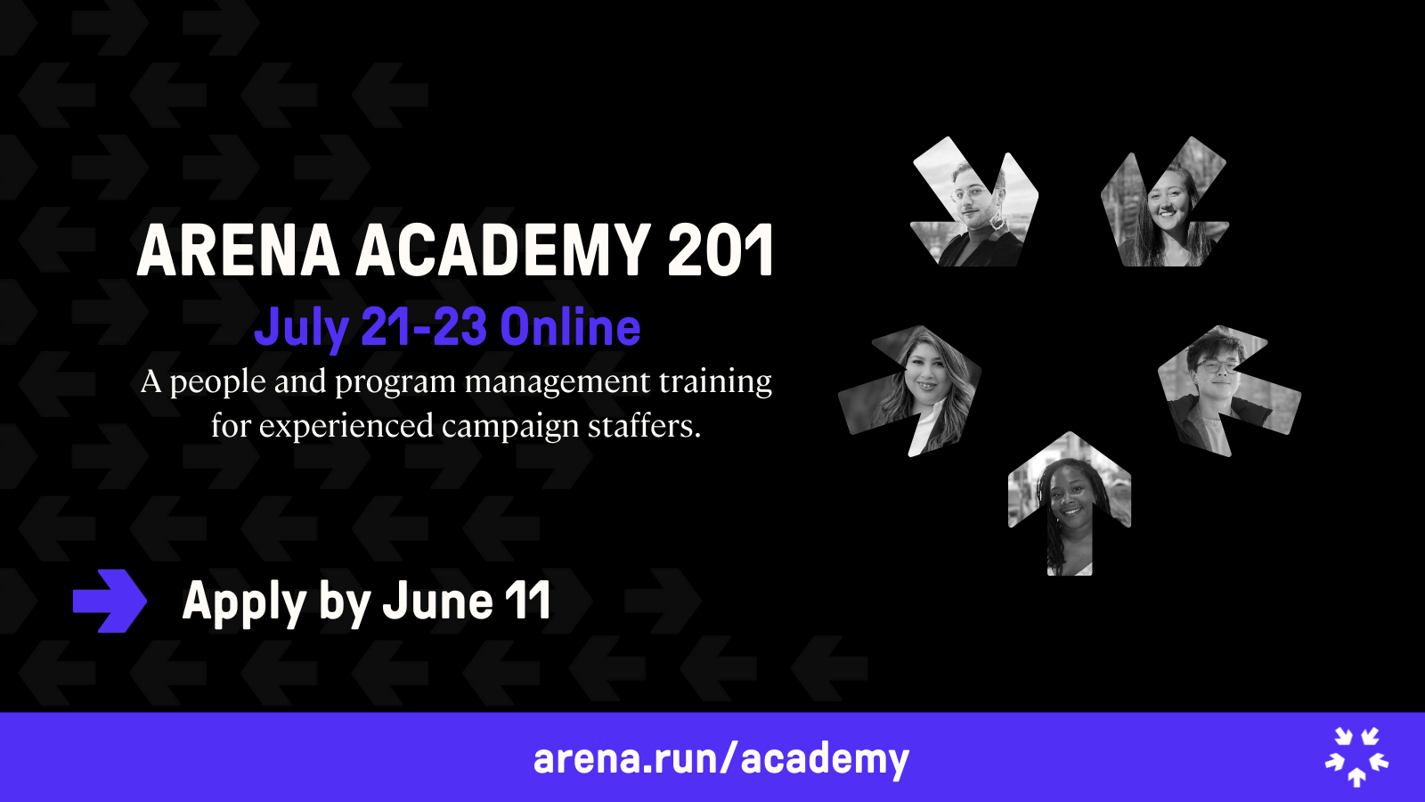 Apply to Arena Academy 201