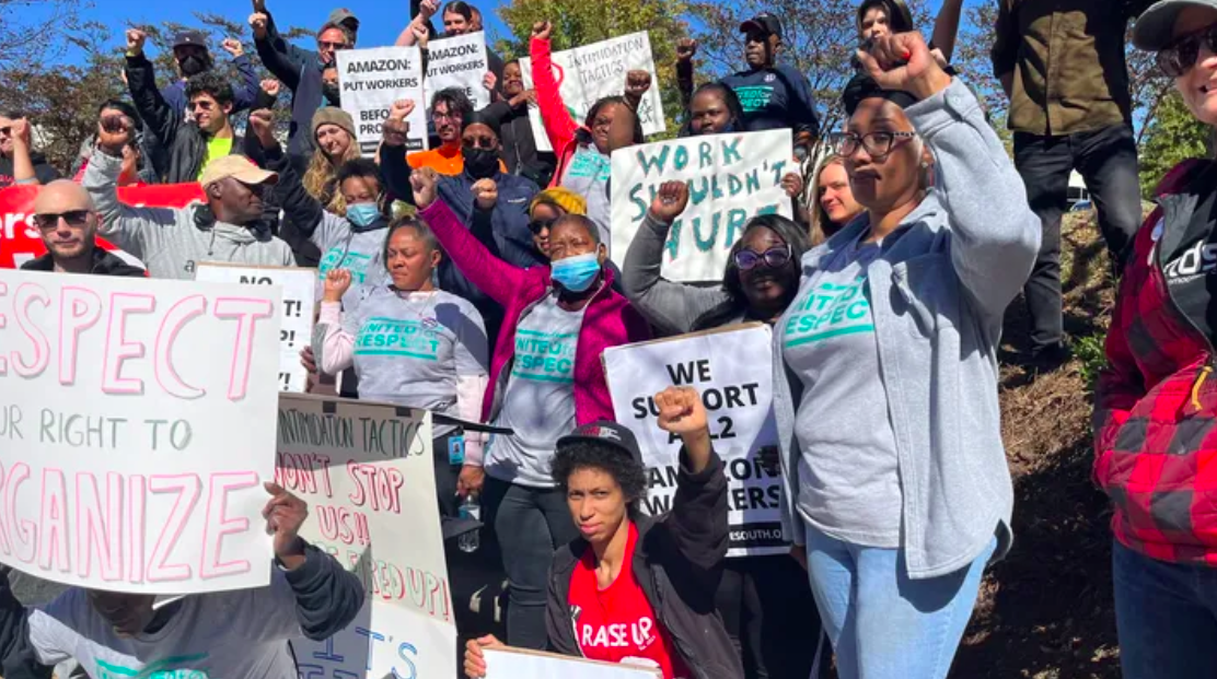 Image of people protesting