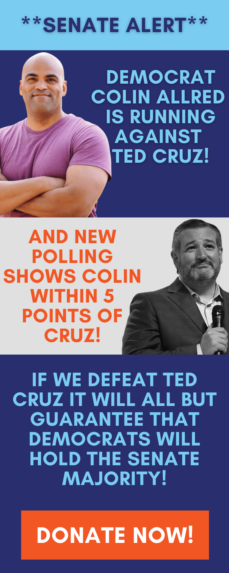 Donate now to help defeat Ted Cruz!