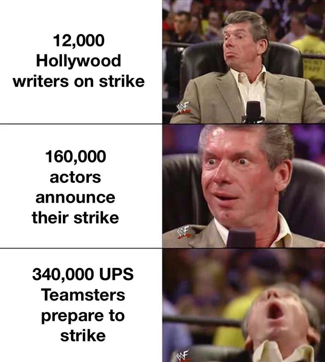 Meme about recent strikes