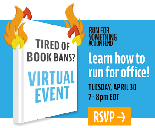 Tired of Book Bans? Event Graphic