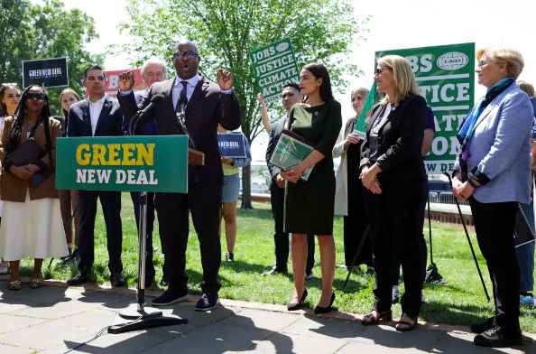 Ed Markey, Greg Casar, AOC