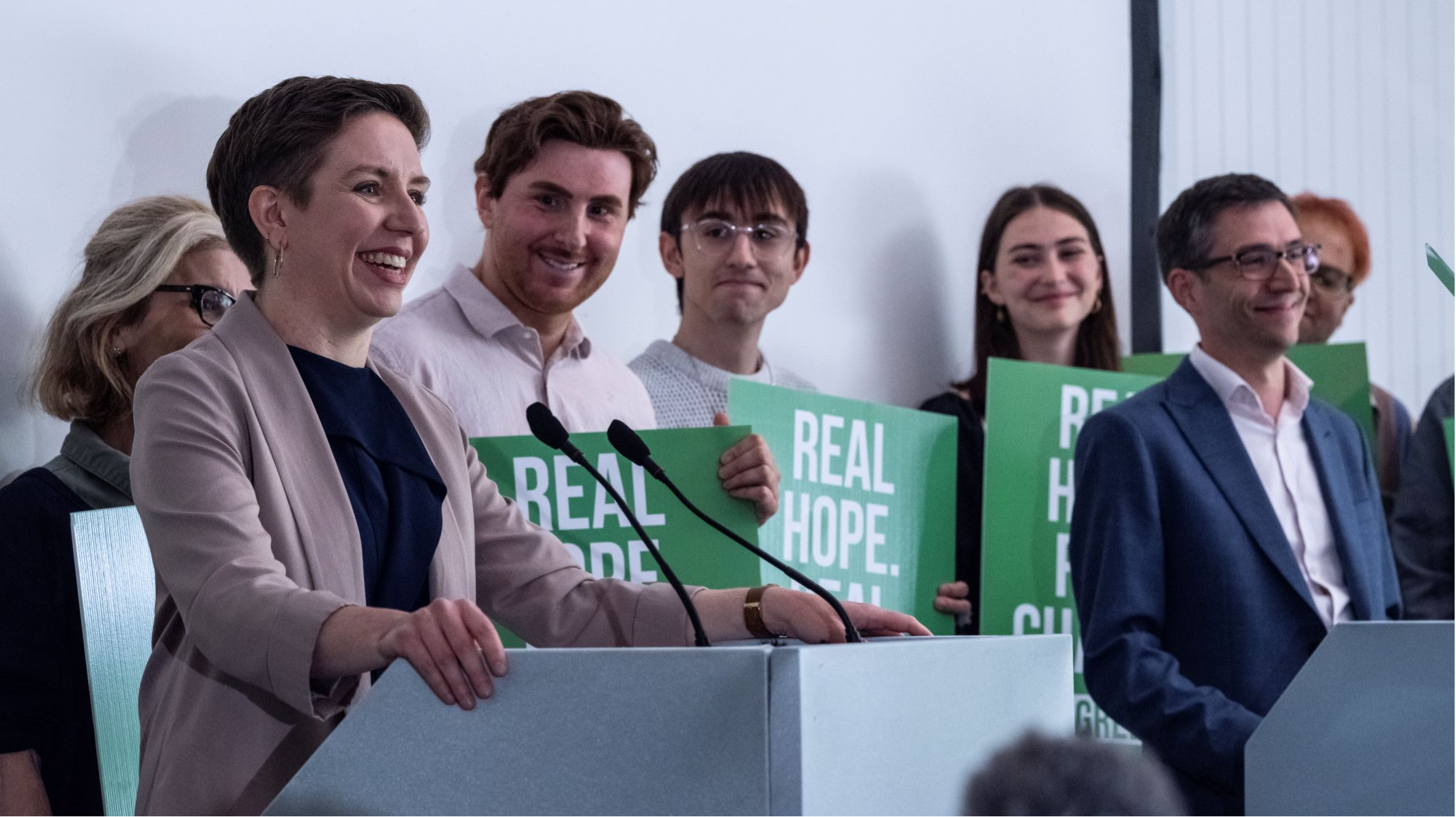 The Green Party - for real hope and real change.