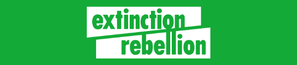 Extinction Rebellion branded banner image 