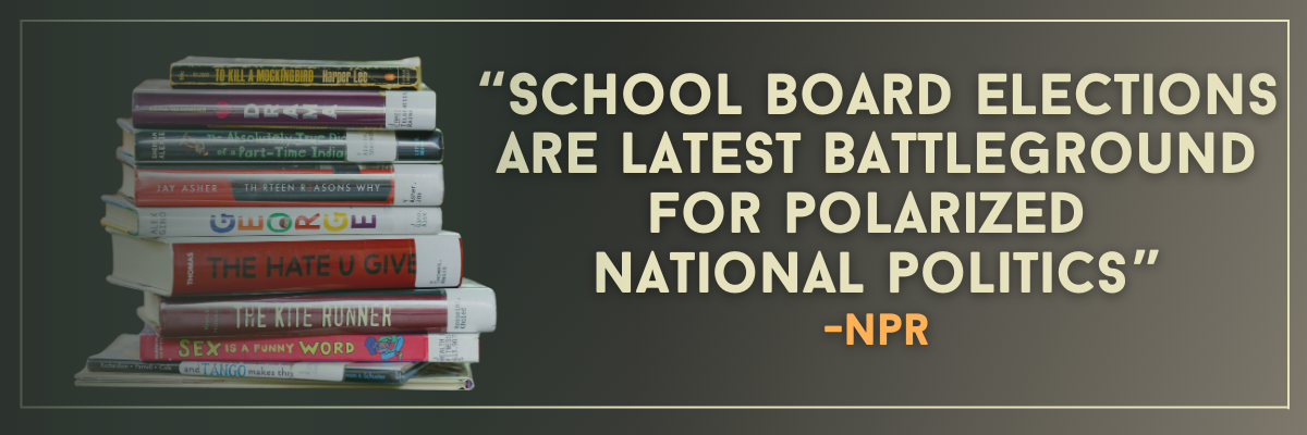 NPR: School board elections are latest battleground for polarized national politics.