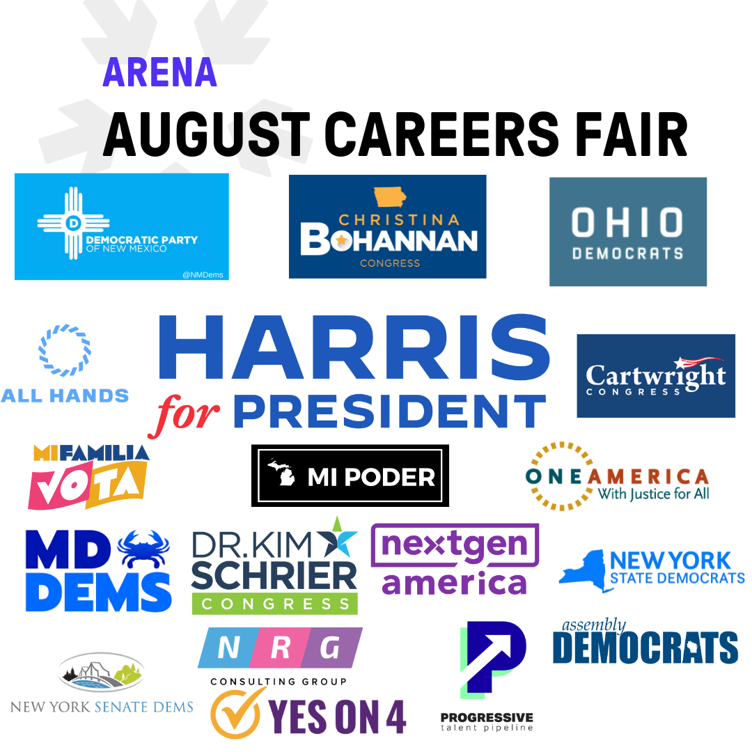 An image displaying logos of employers attending the jobs fair. Clicking the link leads to a typeform where one can sign up to RSVP for the jobs fair and ensure employers have access to their uploaded resume.