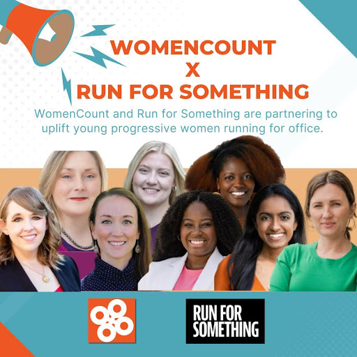 WomenCount and Run for Something are partnering to uplift young progressive women running for office.