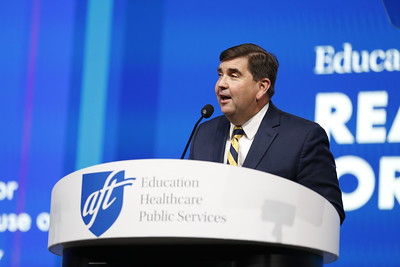 John Mannion at AFT Convention 2024