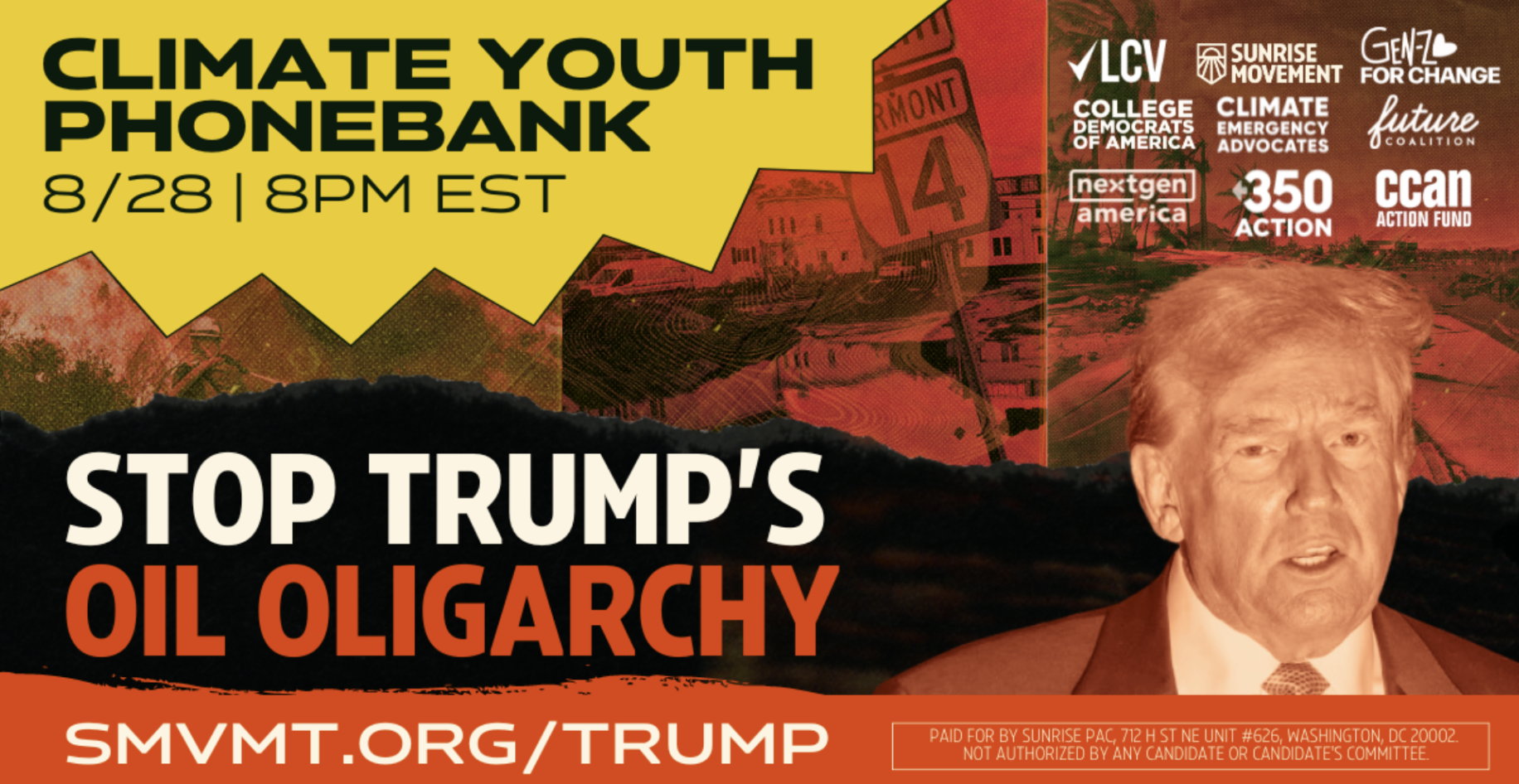 Climate Youth Phonebank: Stop Trump's Oil Oligarchy