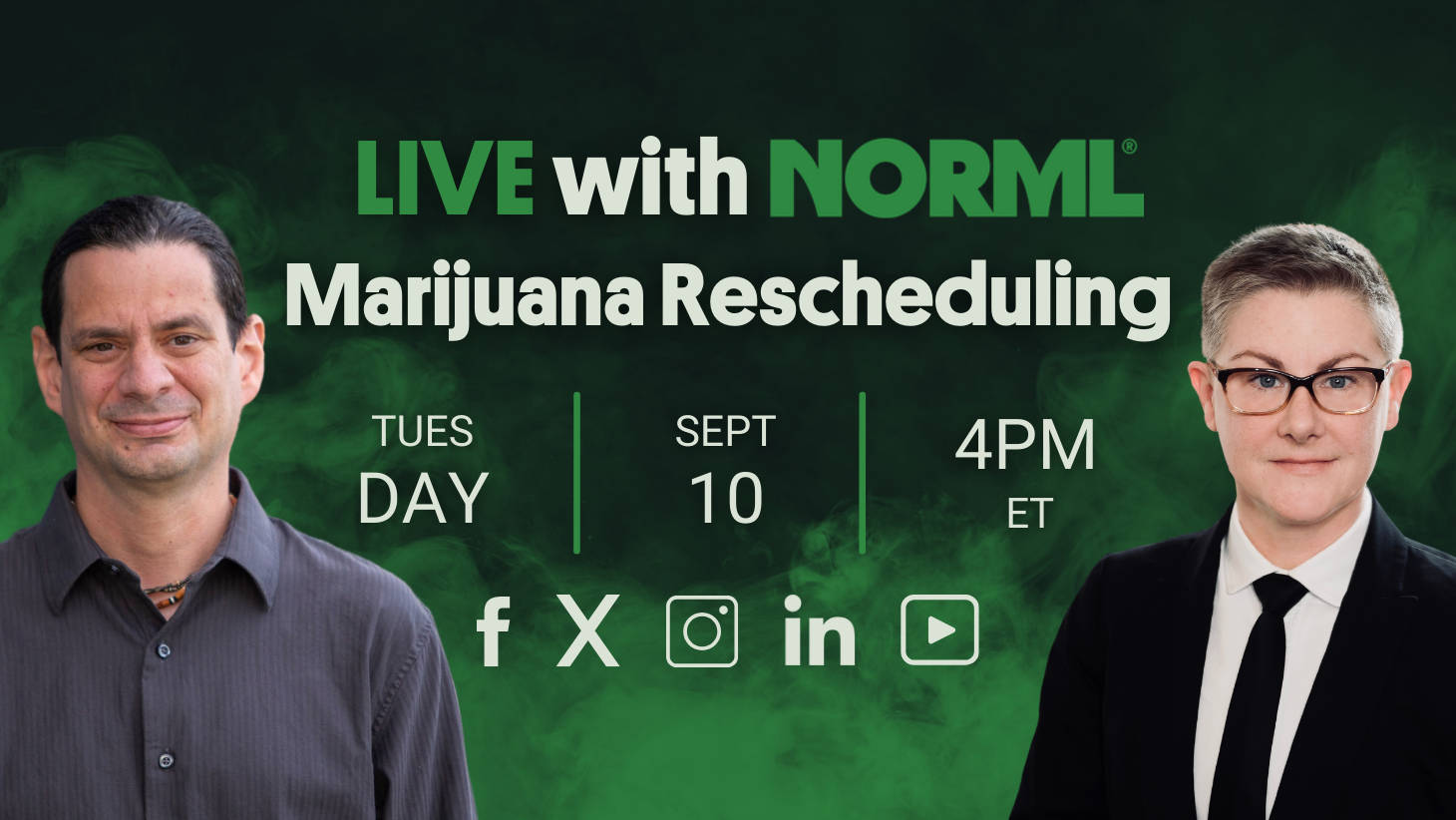 Live with NORML: Marijuana Rescheduling