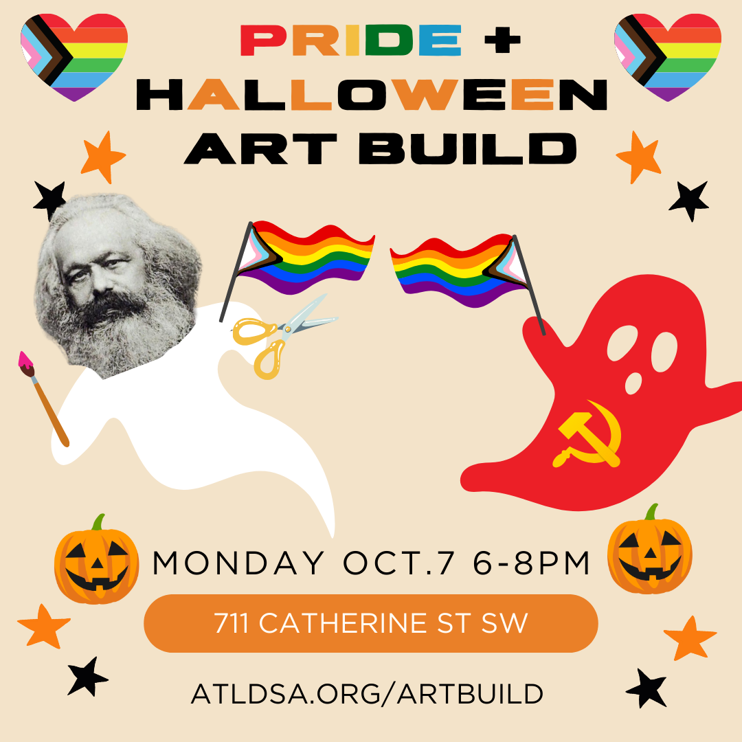 Pride + Halloween Art Build