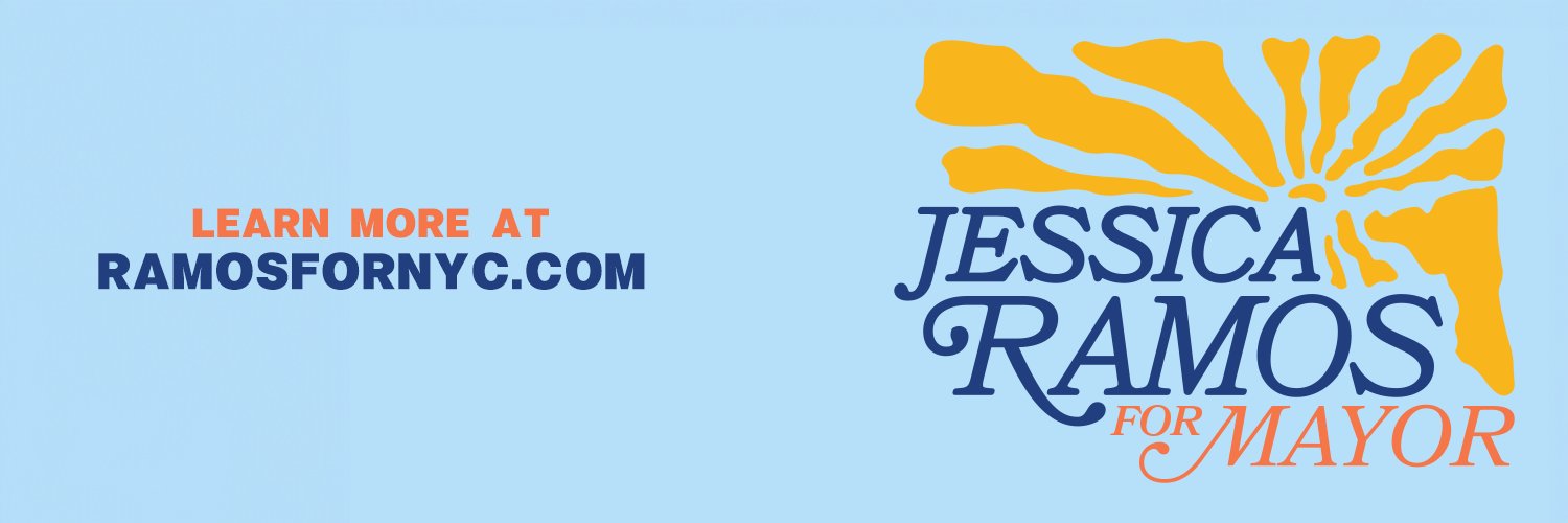 On the left, Jessica Ramos for Mayor logo with 