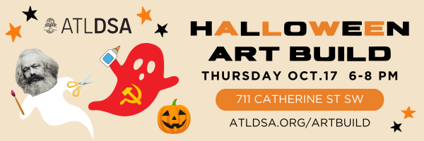 Join Atlanta DSA at the Little 5 Points Halloween Parade - Sunday, October 20