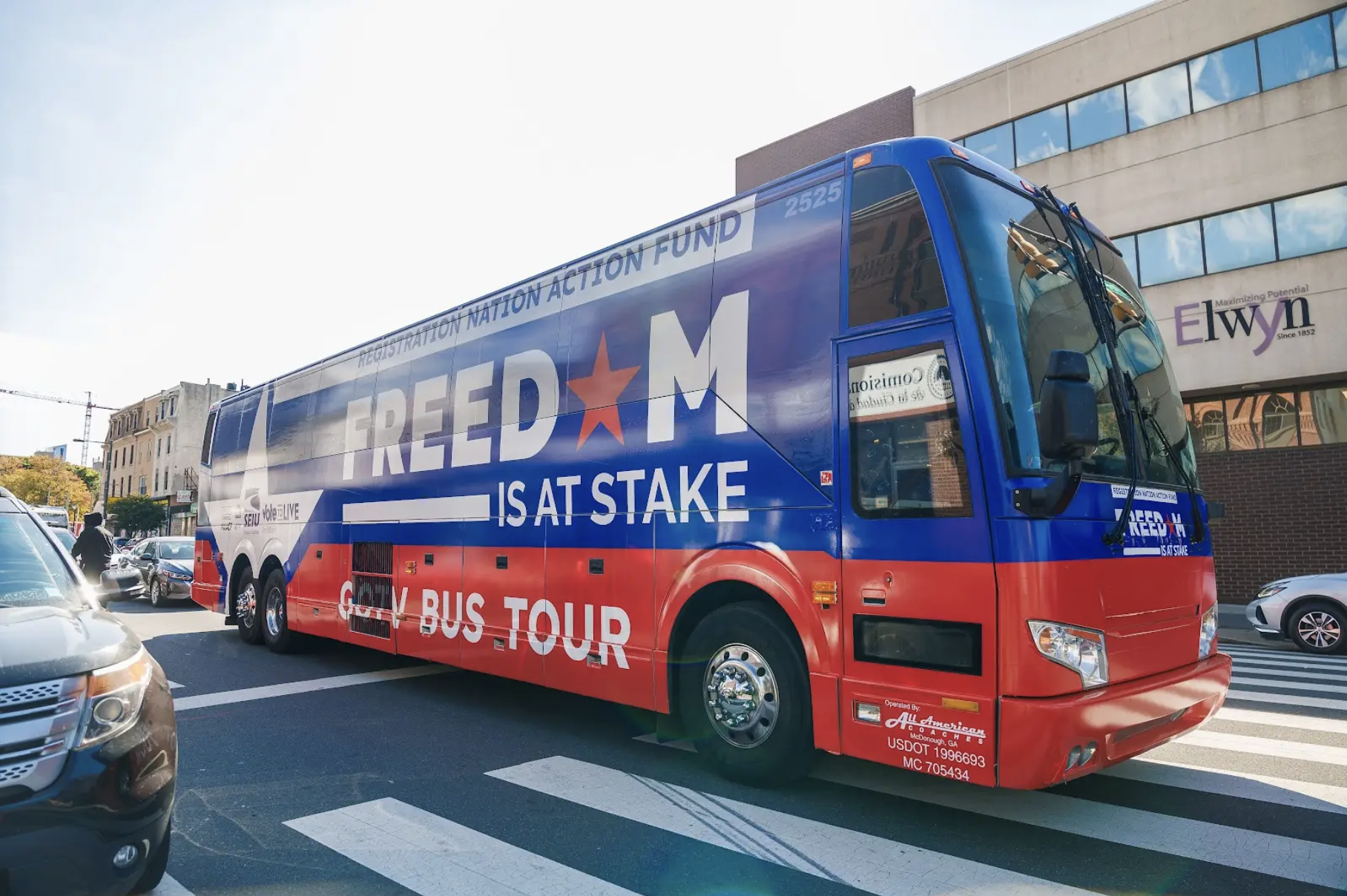 “Freedom Is At Stake” GOTV Bus Tour