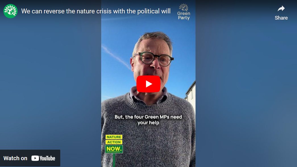 Still of Hugh Fearnley-Whittingstall's video message.