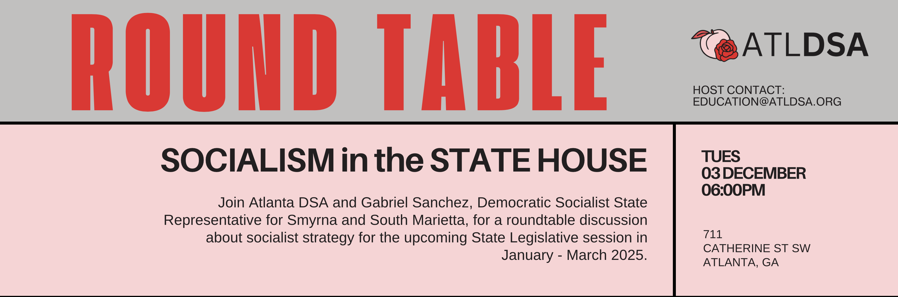  Socialism in the State House email header image