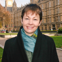 Ellie Chowns photographed outside parliament