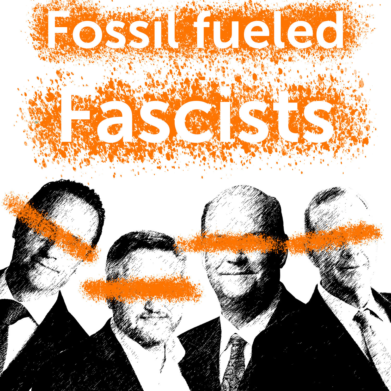 an image shows the CEOs of BP, ConocoPhilips, Chevron and Shell under the words 
