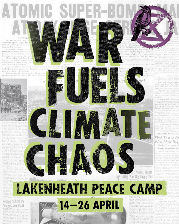 War Fuels Climate Chaos graphic