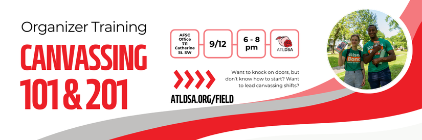 Canvassing 101 & 201 Email banner
