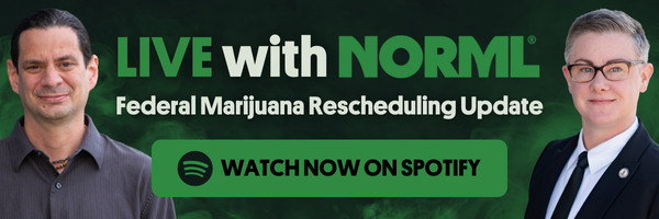Watch Live with NORML: Federal Marijuana Rescheduling Update on Spotify