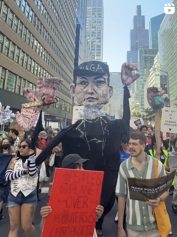 A picture from the Associated Press of our NYC march