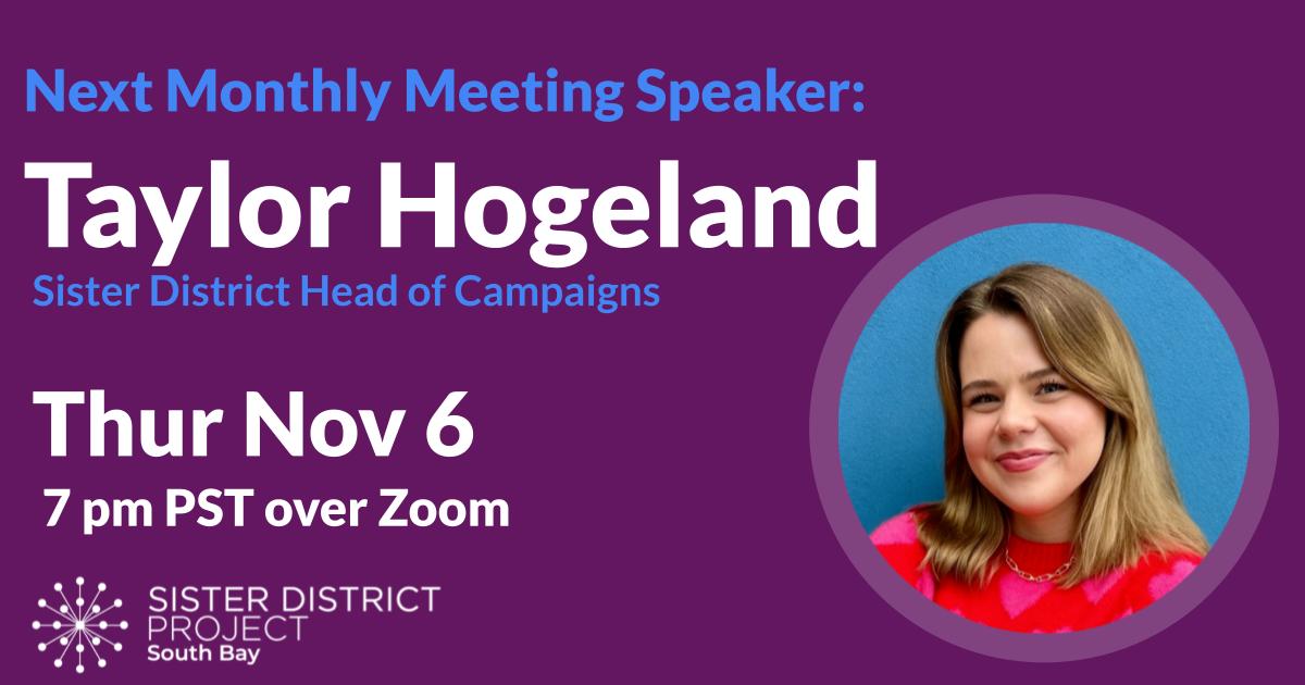 SDSB Monthly Meeting banner