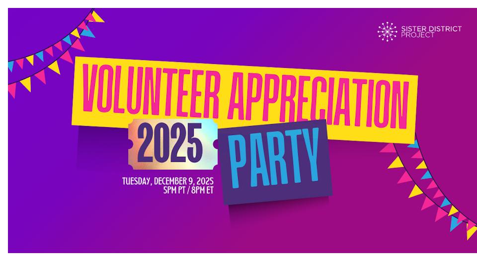 Volunteer Appreciation Party graphic