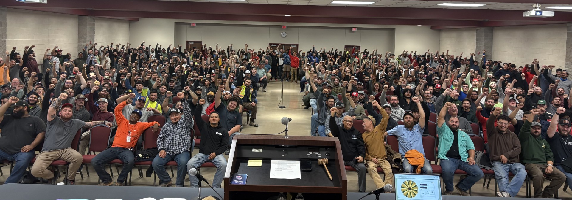 Group photo of IBEW Local 20