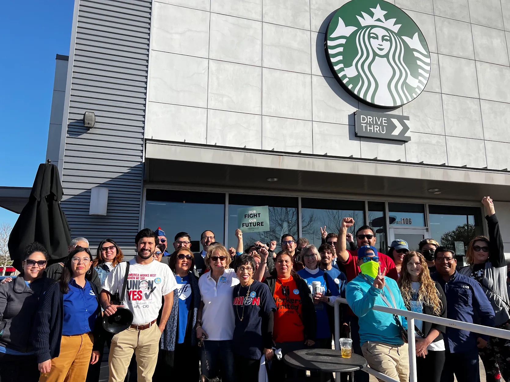 Standing with Starbucks workers
