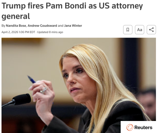  A screenshot of a Reuters article with the headline, 