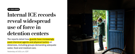 A screenshot of a Washington Post headline that says, 