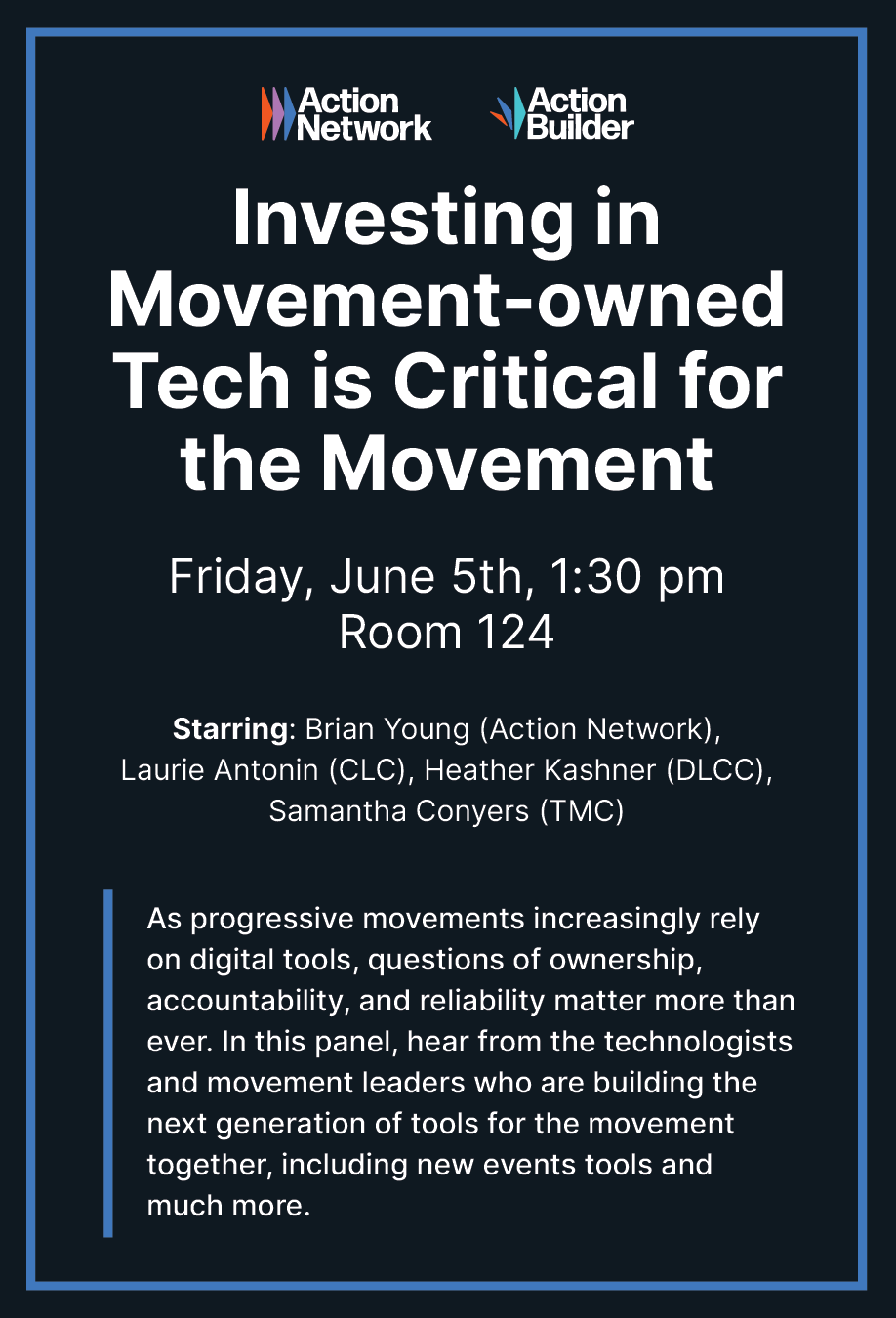 Panel: Investing in Movement-owned Tech is Critical for the Movement