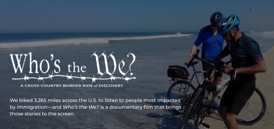 A screenshot of Vote Common Good's film, Who's the We.
