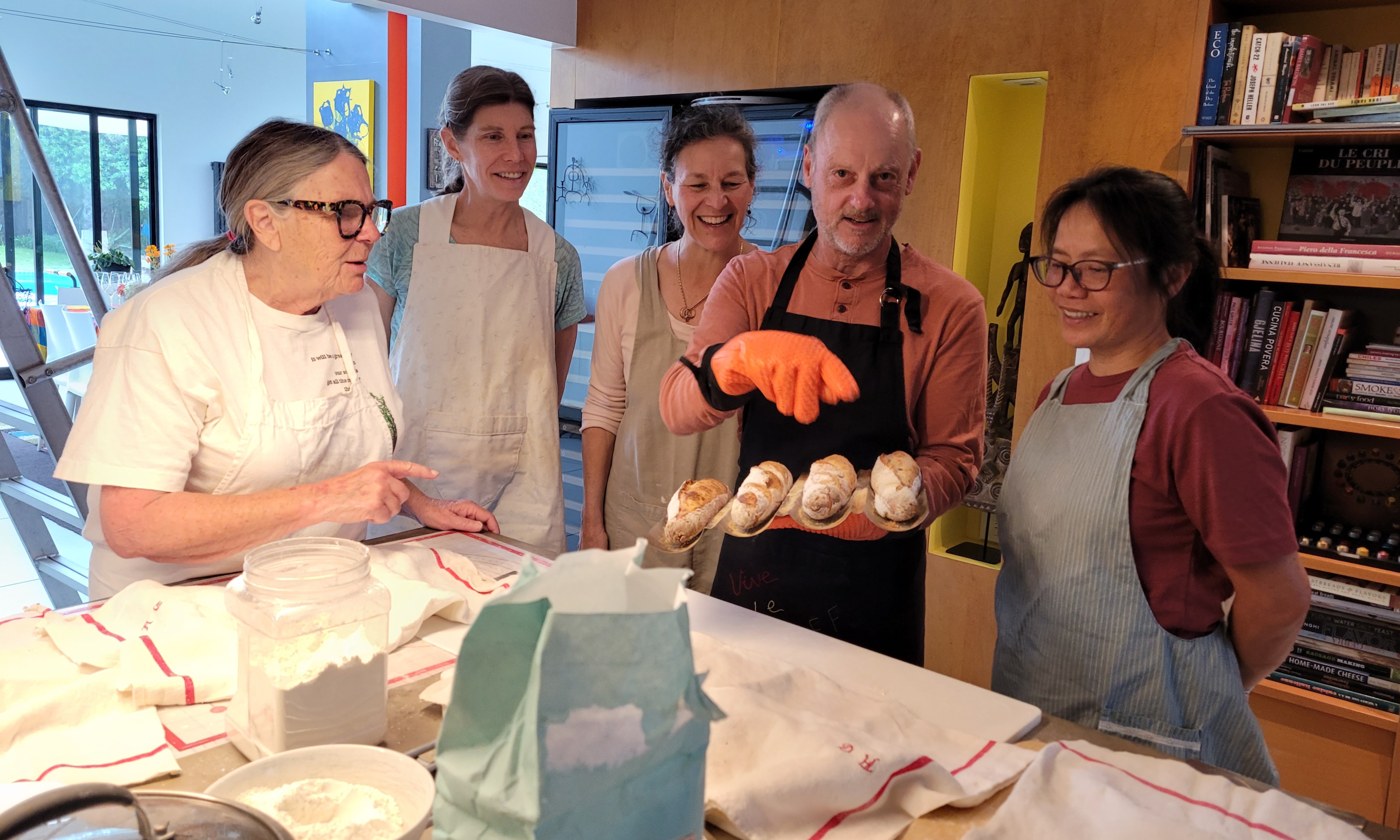 Baguette making with Chef Phillippe