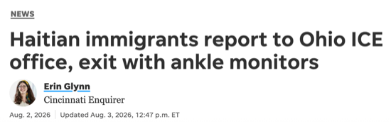 A screenshot of an article in the Cincinnati Enquirer with the headline, 