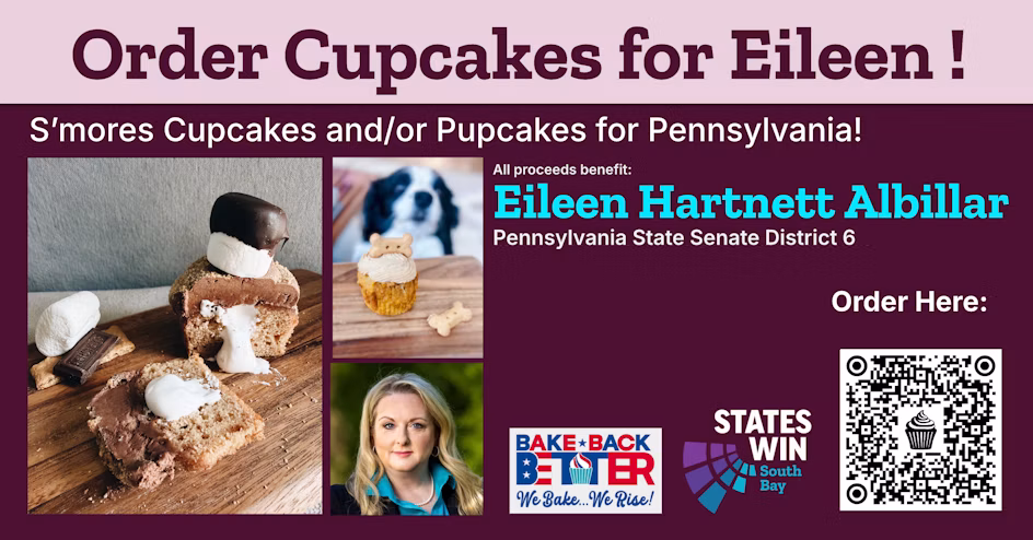 Bake Back Better cupcakes for Eileen Hartnett Albillar