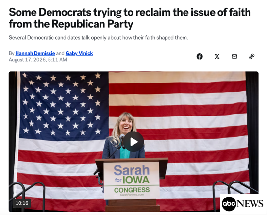 A screenshot of an ABC News article with the headline, 