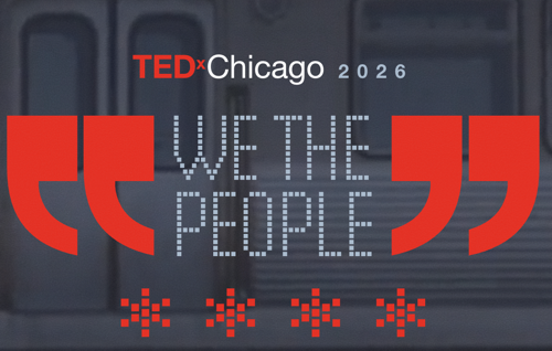 A screenshot of the TEDxChicago logo.