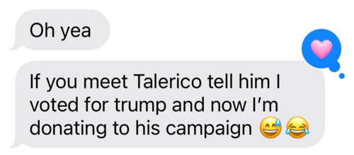 A screenshot of a text that says, 