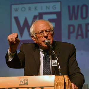 Bernie Sanders at WFP Gala