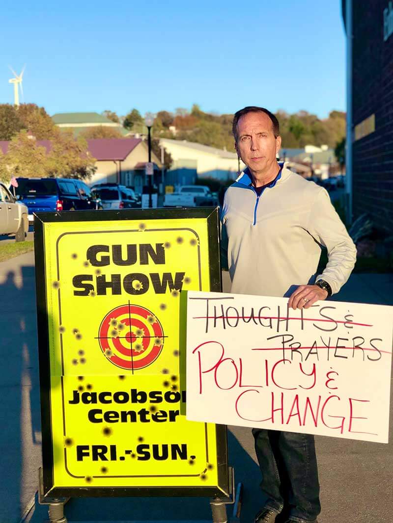 Mauro Gun Show Protest