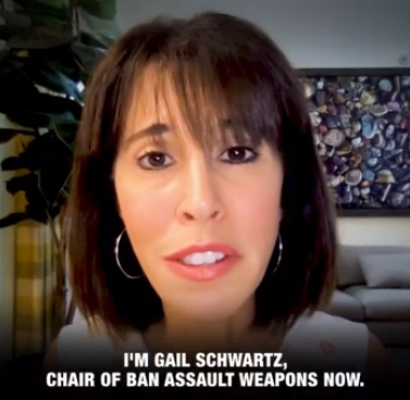 I'm Gail Schwartz, Chair of Ban Assault Weapons Now PAC